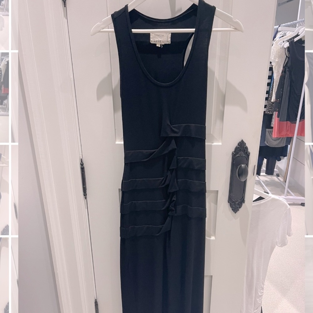 Artelier Long Black Tank Dress